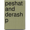 Peshat And Derash P door David Weiss Halvini