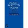 Plain-Written Poems door Anthony Antin