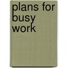 Plans For Busy Work door Association Boston Primary
