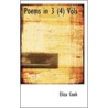 Poems In 3 (4) Vols door Eliza Cook