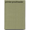 Printer-Proofreader by National Learning Corporation