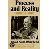Process And Reality by Alfred North Whitehead