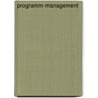 Programm-Management door Wolfram Mach