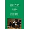 Reclams Liedführer by Werner Oehlmann