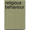 Religious Behaviour door Michael Argyle