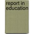 Report In Education