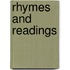 Rhymes and Readings