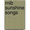 Rnib Sunshine Songs door Onbekend
