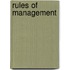 Rules Of Management