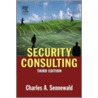 Security Consulting door Charles Sennewald