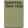 Speeches, 1644-1658 door Oliver Cromwell Cox