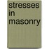 Stresses In Masonry