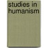 Studies In Humanism