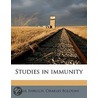 Studies In Immunity door Paul Ehrlich