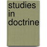 Studies in Doctrine door Alister E. Mcgrath