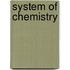 System of Chemistry