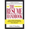 The Resume Handbook door David V. Hizer