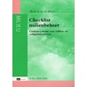 Checklist Milieubeheer by D. van der Meijden
