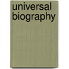 Universal Biography door John Lempriere