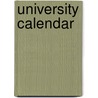 University Calendar door Onbekend