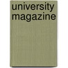 University Magazine door Onbekend