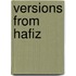 Versions From Hafiz