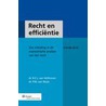 Recht en efficientie door P.W. van Wijck