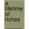 A Lifetime of Riches door Michael J. Ritt