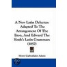 A New Latin Delectus door Henry Cadwallader Adams