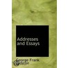 Addresses And Essays door George Frank Lydston