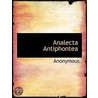 Analecta Antiphontea door . Anonymous