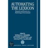 Automating Lexicon C door Zampolli Calzolari Walker