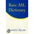 Basic Asl Dictionary