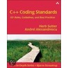 C++ Coding Standards by Herb Sutter