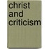 Christ and Criticism