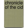 Chronicle Of The Cid door Various Authors