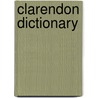 Clarendon Dictionary door William Hand Browne