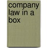 Company Law In A Box door Onbekend