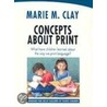 Concepts about Print door Marie M. Clay