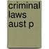 Criminal Laws Aust P