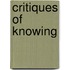 Critiques of Knowing