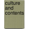 Culture and Contents door Onbekend