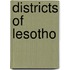 Districts of Lesotho