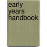 Early Years Handbook by Mark Wendon