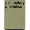 Elementary Phonetics by W. Scholle