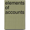 Elements of Accounts door Onbekend