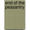 End of the Peasantry door Anthony W. Pereira