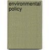 Environmental Policy by Barry C. Field