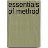 Essentials of Method door Charles de Garmo