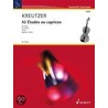 Etüden für Violine door Rodolphe Kreutzer